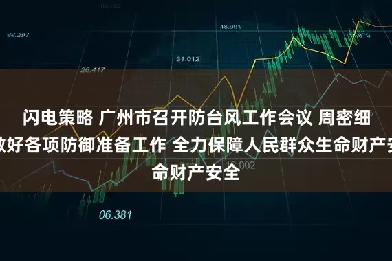闪电策略 广州市召开防台风工作会议 周密细致做好各项防御准备工作 全力保障人民群众生命财产安全
